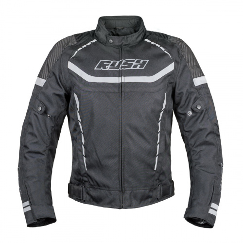 Rush Мотокуртка Walter текстиль Черный/Серый в Иркутске